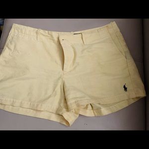 Polo Ralph Lauren size 10 yellow shorts
